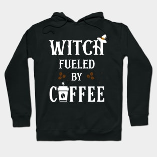 Witch Fueled by Coffee Halloween Hoodie